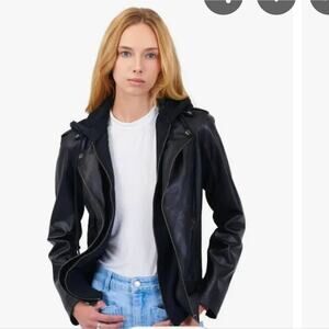 Jkt Hannah Burnished Leather Jacket Damaged Sz Med